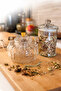 Bamboo Handle Borosilicate Glass Teapot with Glass Strainer, Fire-Resistant Pumpkin Wave Pattern Glass Teapot 1000ml - 6