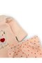 Baby Girl 100% Cotton 3-Piece Bodysuit Set with Cat and Heart Detail, Hat and Gloves - 5
