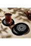 Rumi Pattern Islamic Acrylic Coaster - Modern Table Decoration