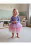 Lilac Plain Jersey Layered Skirt Long Sleeve Girls' Baby Girl Dress