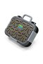 Kids Gray Mustard Bat Patterned Stainless Steel Lunch Box 39238
