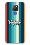 General Mobile Gm 20 Compatible Vintage Patterned Transparent Phone Case