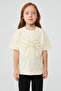 Girl Ecru Tshirt - 2