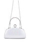 Women's Vegan White Evening Bag - 4