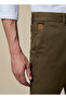 The Chestnut Craft Brown Stretch Dobby Chinos Slim Fit - 4