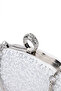 Women's Vegan White Evening Bag - 6