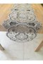 Table Top Table Runner , Tablecloth Table Runner I French Lace Detailed Single Table Runner 41 X 155 cm Alya - 3
