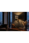 Herringbone Single Zamak Metal Black Sconce - with Anthracite Cap - 3