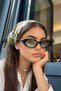Garden Slim Black UV400 Protected Ultra Lightweight Black Women's Sunglasses - 2