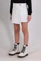 Girl's Asymmetrical Shorts Skirt 0461 White - 2