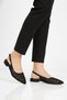 Black Stone Embroidered Slim Fit Lightweight Women's Ballerinas 312550 Z