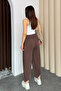 Stirrup Model Women's Modal Shalwar Trousers 3165 Mink - Premium Series - 8