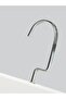Wooden (Silver Hook Lama) Clothes Hangers for Pants and Skirts, White Color, 48 Pieces - 3