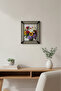 إطار صور منسوج مقاس 15×21 سم - 3 خيارات لأنماط مختلفة - إطار زخرفي مقاس 19.5×25 سم - 4
