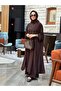 Fringed Mira Oversize Double Set - Bitter Brown - 6