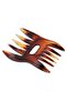 Gmn-2 Wide-Toothed Double-Sided Comb Easy-To-Use Carbon Comb for Hair Braiding and Curly Hair - 3