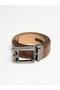 The Endurance Auto-Lock Leather Belt – Brown with Tan Nubuck Lining