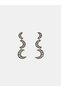Lwa Shiny Moon Design Earrings - 2