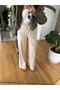 Vispy Linen Look Trousers-Stone - 3
