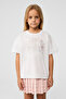 Girl Ecru Tshirt - 2