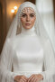 Stone-Encutured and Pearl-Decorated Head Accessory Turban Accessories - 2