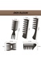 5Pcs Wide Tooth Hair Comb Styling Set Anti-Static Professional Styling - 4