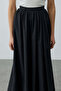 Ruched Detailed Maxi Skirt Black - 4