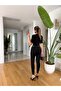 High Waist Leggings - Black - 5