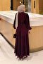 Rochie Tesettür Biritli Prune - 4