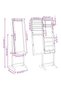 LED bathroom mirror, 70x40 cm - 8
