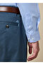 The Coastway Blue Stretch Twill Chinos Comfort Fit - 4