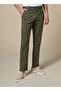 The Earthway Olive Green Stretch Twill Chinos Comfort Fit