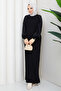 Women's Spider Web Patterned Sleeve Silk Kupra Mercerized Knitwear Dress