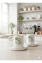 Handmade Gold Gilded Flower Design 4-Piece 2-Person Coffee Cup Set 90 Ml. - 2