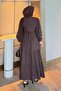 Biritli Hijab Dress Bitter Brown - 4