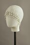 Stone-Encutured and Pearl-Decorated Head Accessory Turban Accessories - 3