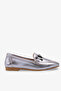 Duenas Women's Ballerinas with Genuine Leather Accessories - Silver