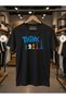Bol Kalıp Chess Black T-Shirt Design Printed T-Shirt