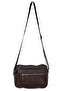 Women's 4-Compartment Snap Closure Zippered Column Strap Crossbody Shoulder Bag - 4