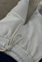 Elastic Cuffed Threaded Sweatpants - Ecru Ekru - 4