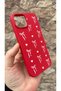 iPhone 15 Compatible Heart Bow Patterned Silicone Shock-Absorbing Classic Rubber Case - 3