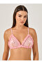 Non-Padded Wired Ruffle Edge Bra and Briefs with Slit and Bow Detail - 2