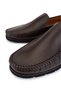 Men's Genuine Leather Brown Loafer Shoes - 3