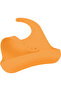 Silicone Feeding Set 3-Piece Candle Orange / Food Plate, Food Bib, Feeding Spoon - 6