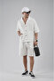 Trend Biz Oversize Pocketed Shirt Shorts Bottom Top Set - 3