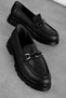 Caly Women's Buckle Loafer Shoes 4345 - 3