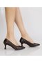 Women's Brown Classic Heeled Shoes - 2