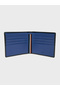 The Vector Dual-Tone Leather Pass Case Wallet – Black & Blue - 4