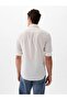 V-Ls Standard Linen Cotton Linen Blend White Shirt 885302000 - 2