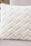 Plush Decorative Throw Pillow Cover Nordic Zigzag-Herringbone Set of 2 / 4 42X42 cm - 3